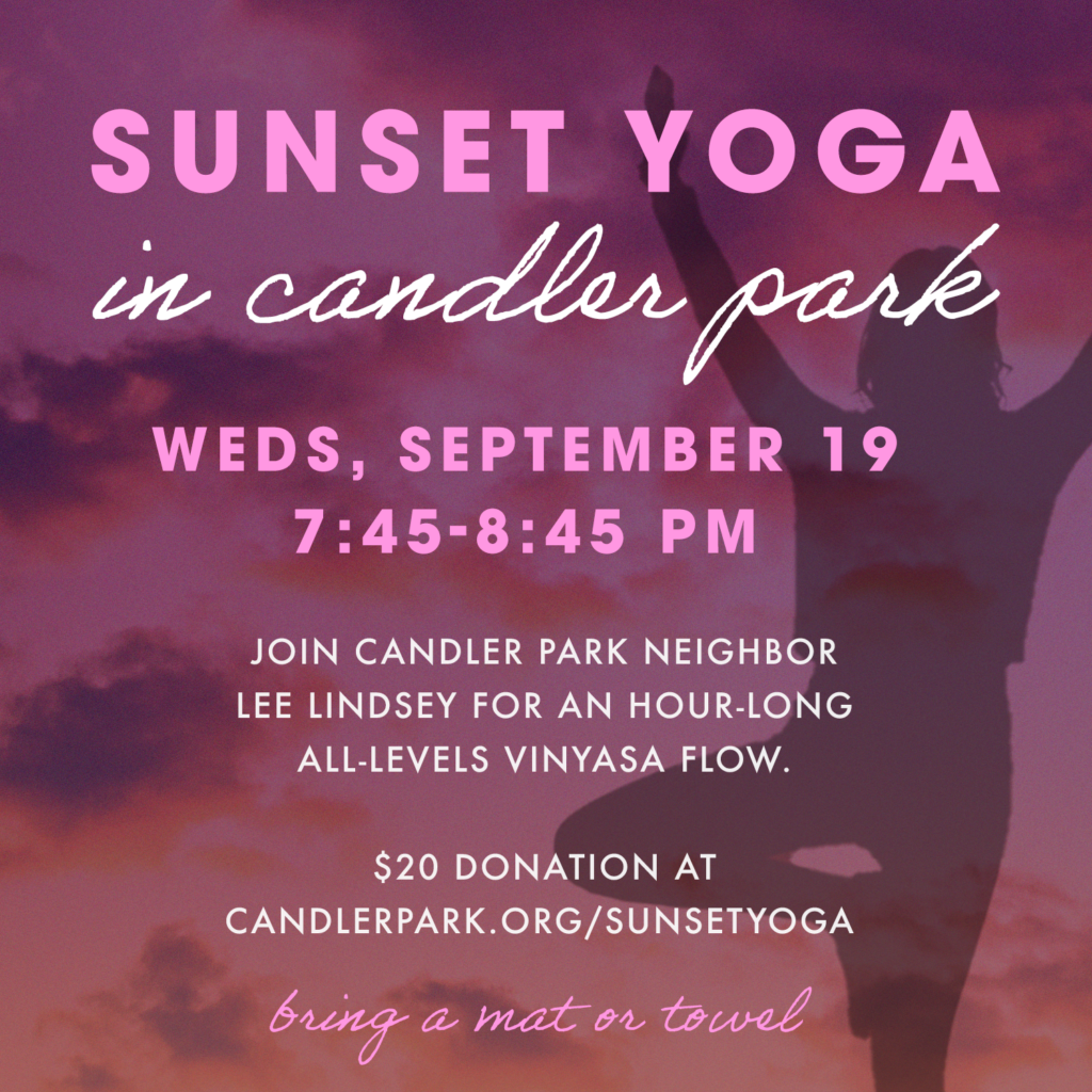 Sunset Yoga 2023 Sept 19 Candler Park